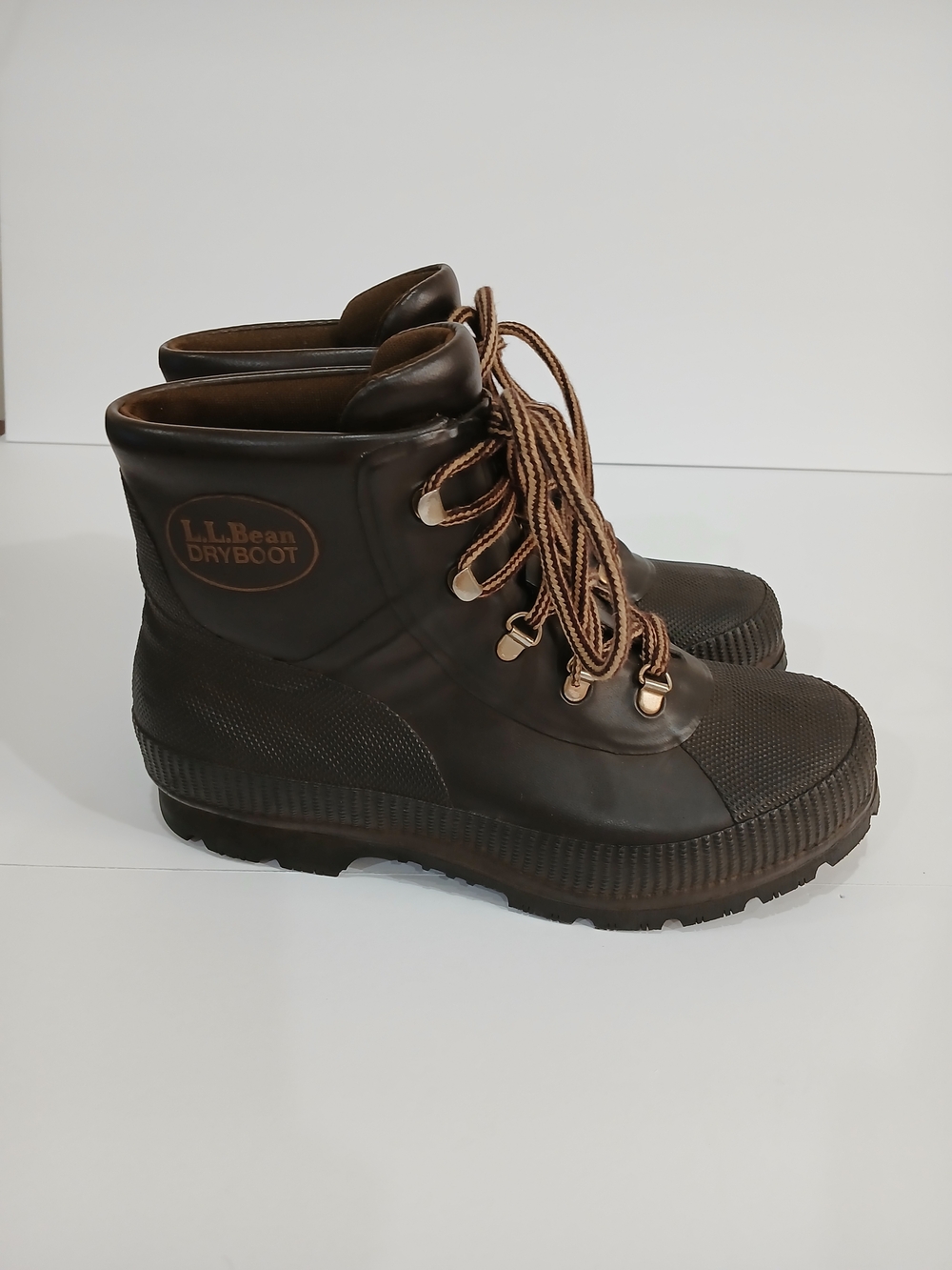 L.L.Bean Dryboot Brown Waterproof Lace-Up Boots